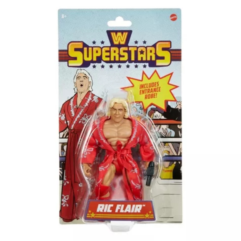 WWE Superstars Ric Flair Action Figure 🔥 NEW 🏆 WWF Wrestling Retro